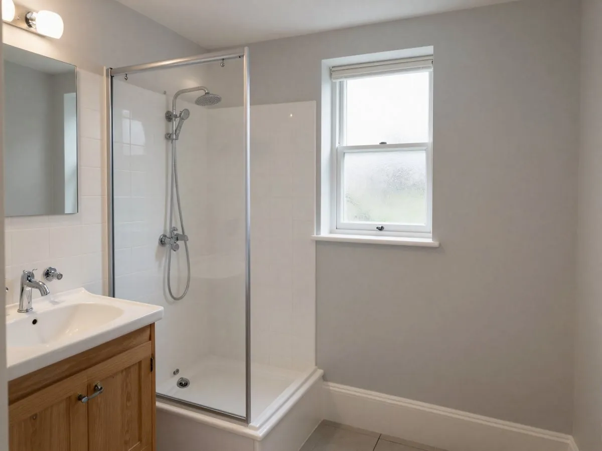 Indicative image of a refitted bathroom. Not a photograph of an SG job.
